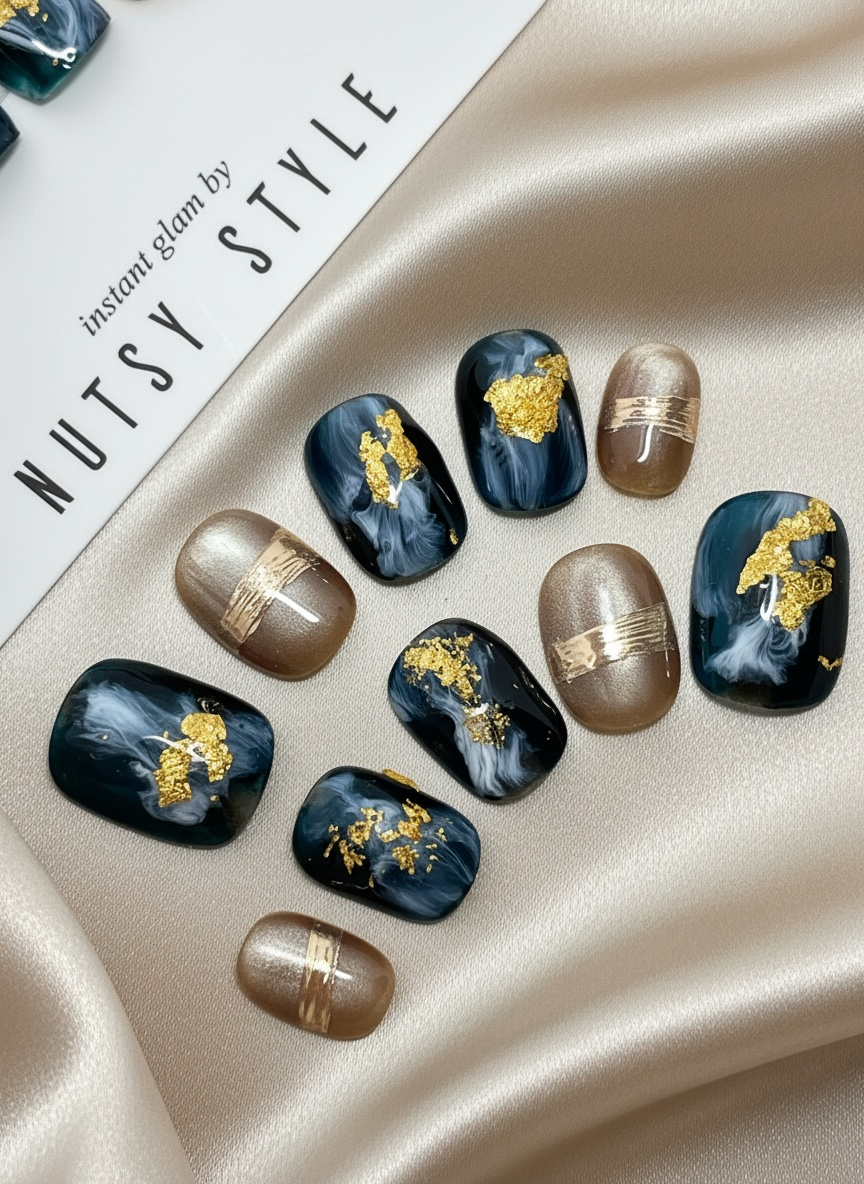 No. 22 – Velvet Noir (Extra Short Squoval)
