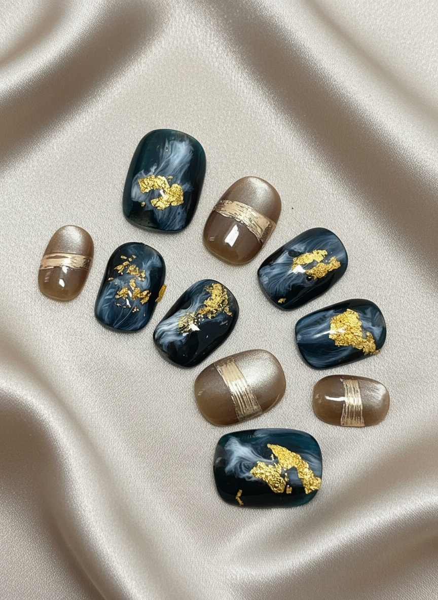 No. 22 – Velvet Noir (Extra Short Squoval)