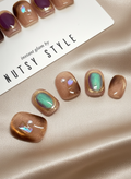 No. 16 – Bronze Halo (Extra Short Squoval)