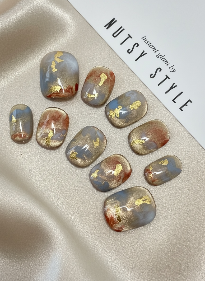 No. 19 – Golden Dune (Extra Short Squoval)