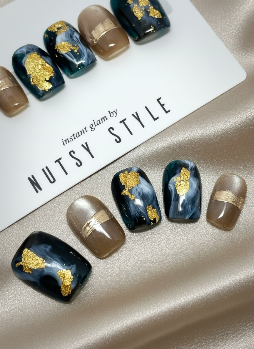 No. 23 – Velvet Noir (Short Square)
