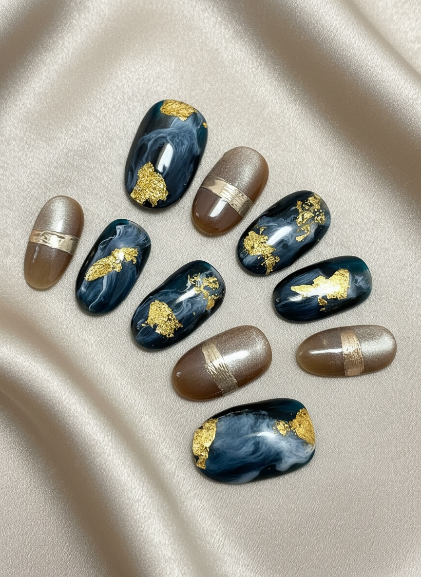 No. 24 – Velvet Noir (Short Oval)