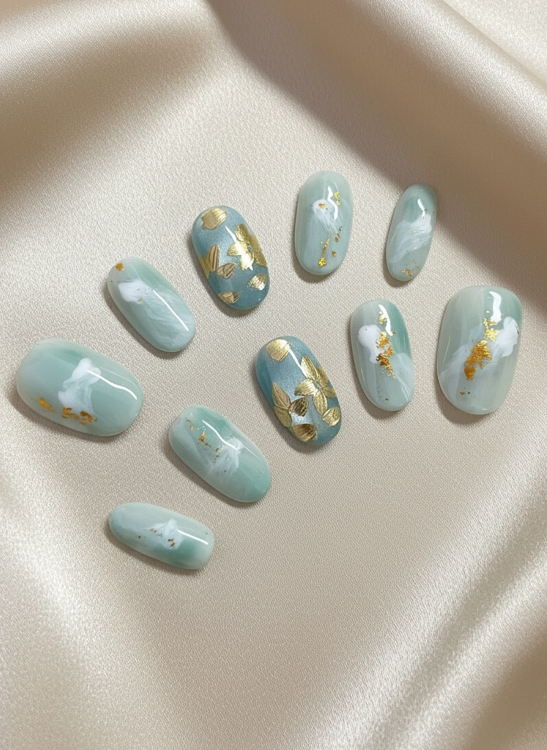 No. 27 – Jade Veil (Short Oval)