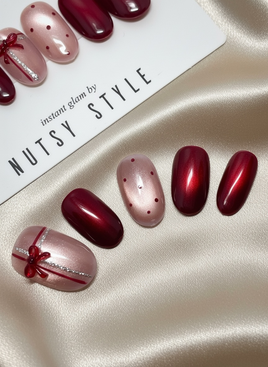No. 44 - Ribbon Romance (Short Oval)