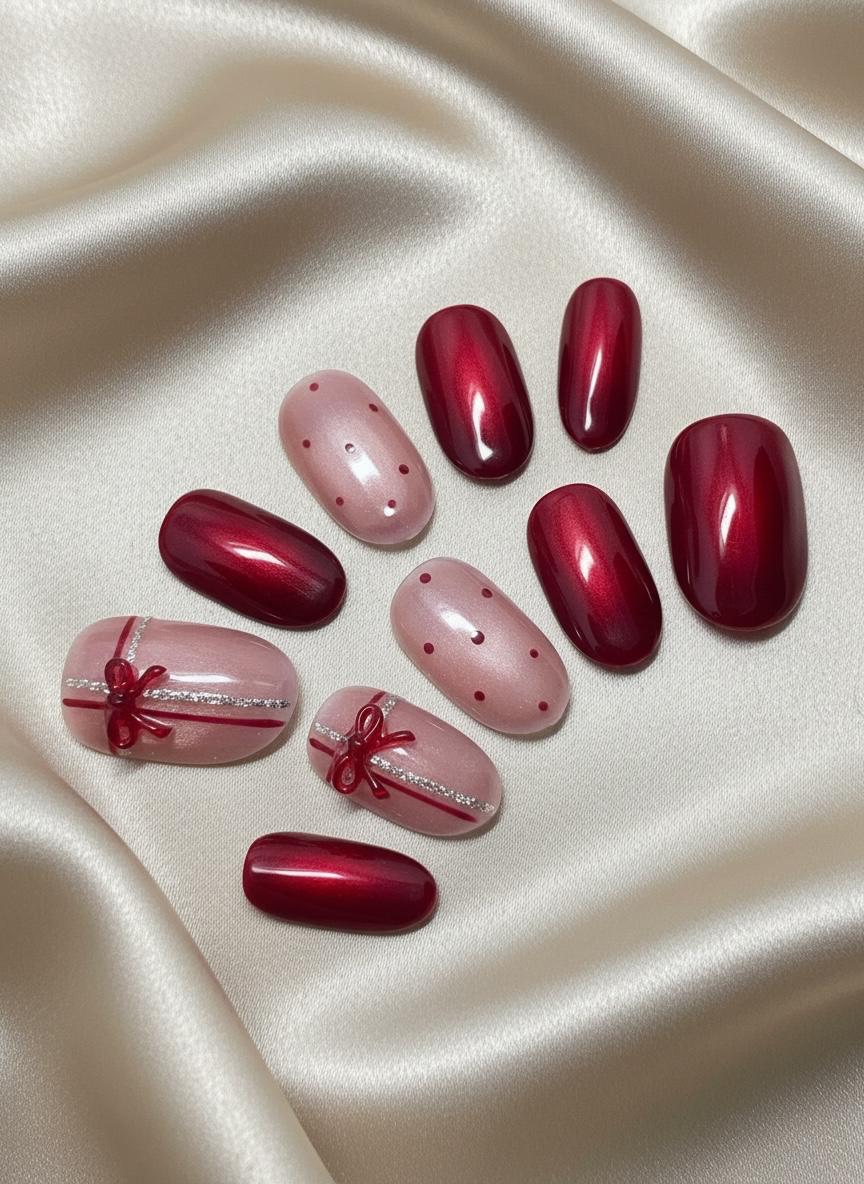 No. 44 - Ribbon Romance (Short Oval)