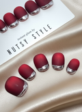 No. 45 – Velvet Steel (Extra Short Squoval)