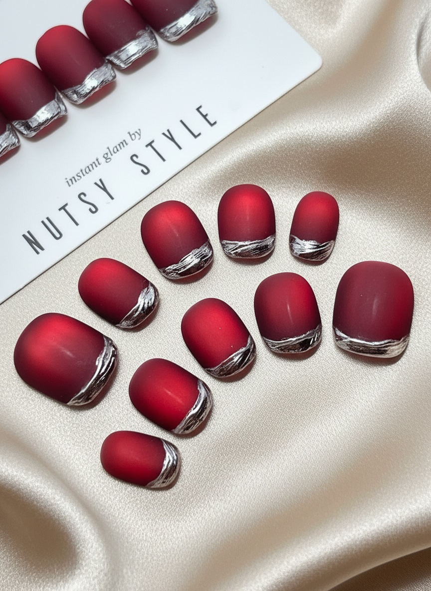 No. 45 – Velvet Steel (Extra Short Squoval)